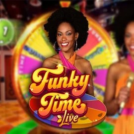 Funky Time slot visual from Evolution available on 711-casino-be.com