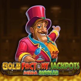 Jackpots logo of Gold Factory Jackpots Mega Moolah from Aurum Signature Studios at 711 Casino