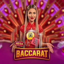 Mega Baccarat logo – Live Casino by Pragmatic Play at 711 Casino