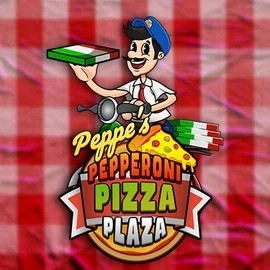 Peppe’s Pepperoni Pizza Plaza logo by Pragmatic Play at 711 Casino
