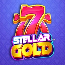 Stellar Gold slot logo by Snowborn Games at 711 Casino