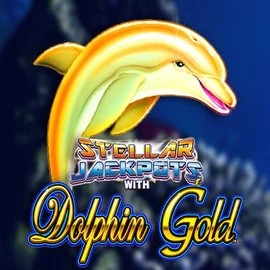 Dolphin Gold with Stellar Jackpots slot visual from Lightning Box Game available on 711-casino-be.com